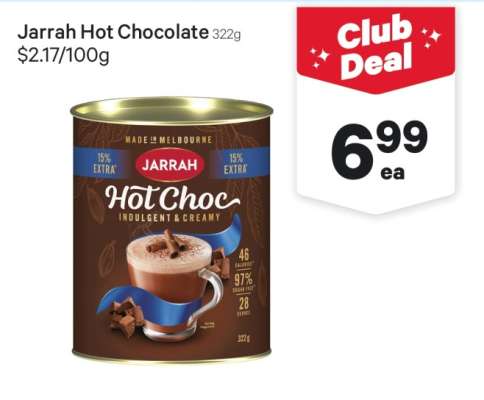 Jarrah Hot Chocolate 322g