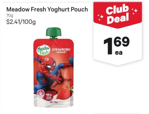 Meadow Fresh Yoghurt Pouch