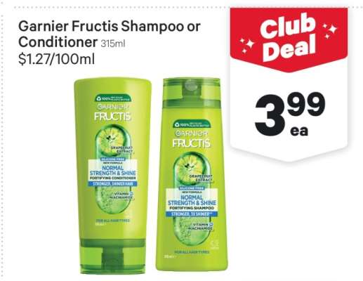 Garnier Fructis Shampoo or Conditioner