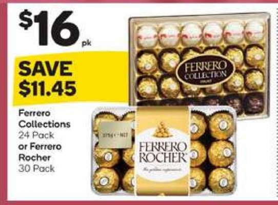 Ferrero Collections or Ferrero Rocher