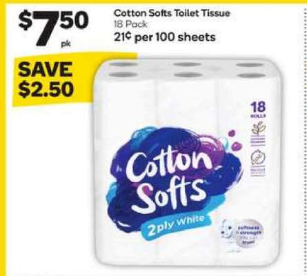 Cotton Softs Toilet Tissue