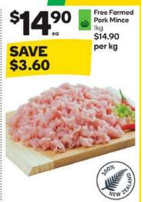Free Farmed Pork Mince