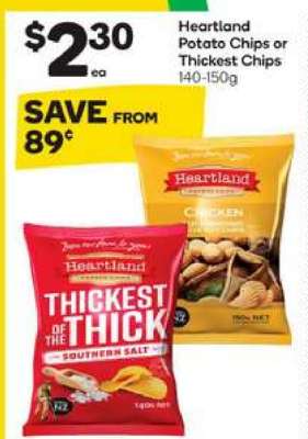Heartland Potato Chips or Thickest Chips