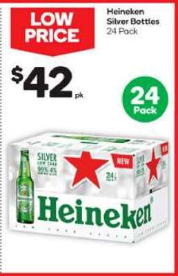 Heineken Silver Bottles