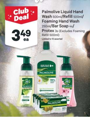 Palmolive Liquid Hand Wash/Refill/Foaming Hand Wash/Bar Soap/Protex