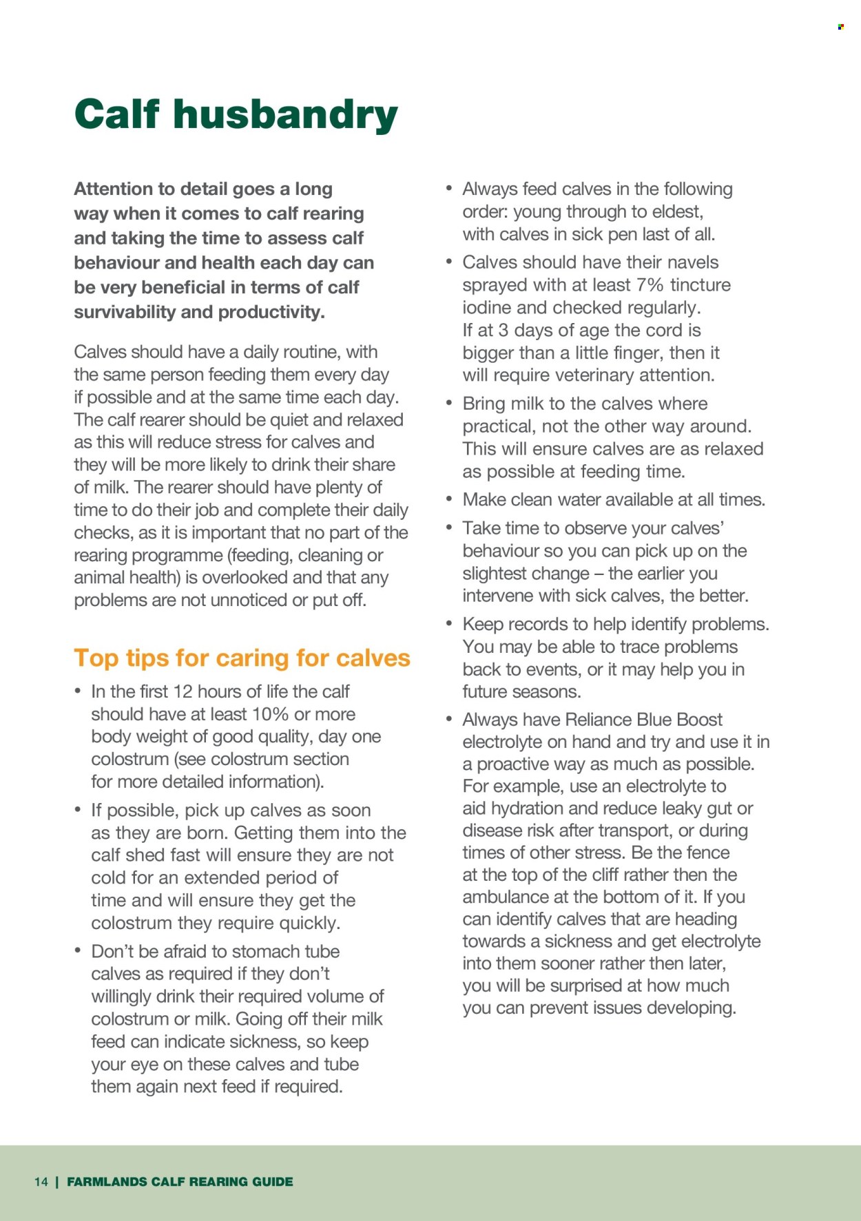 Farmlands mailer . Page 14. Page 14
