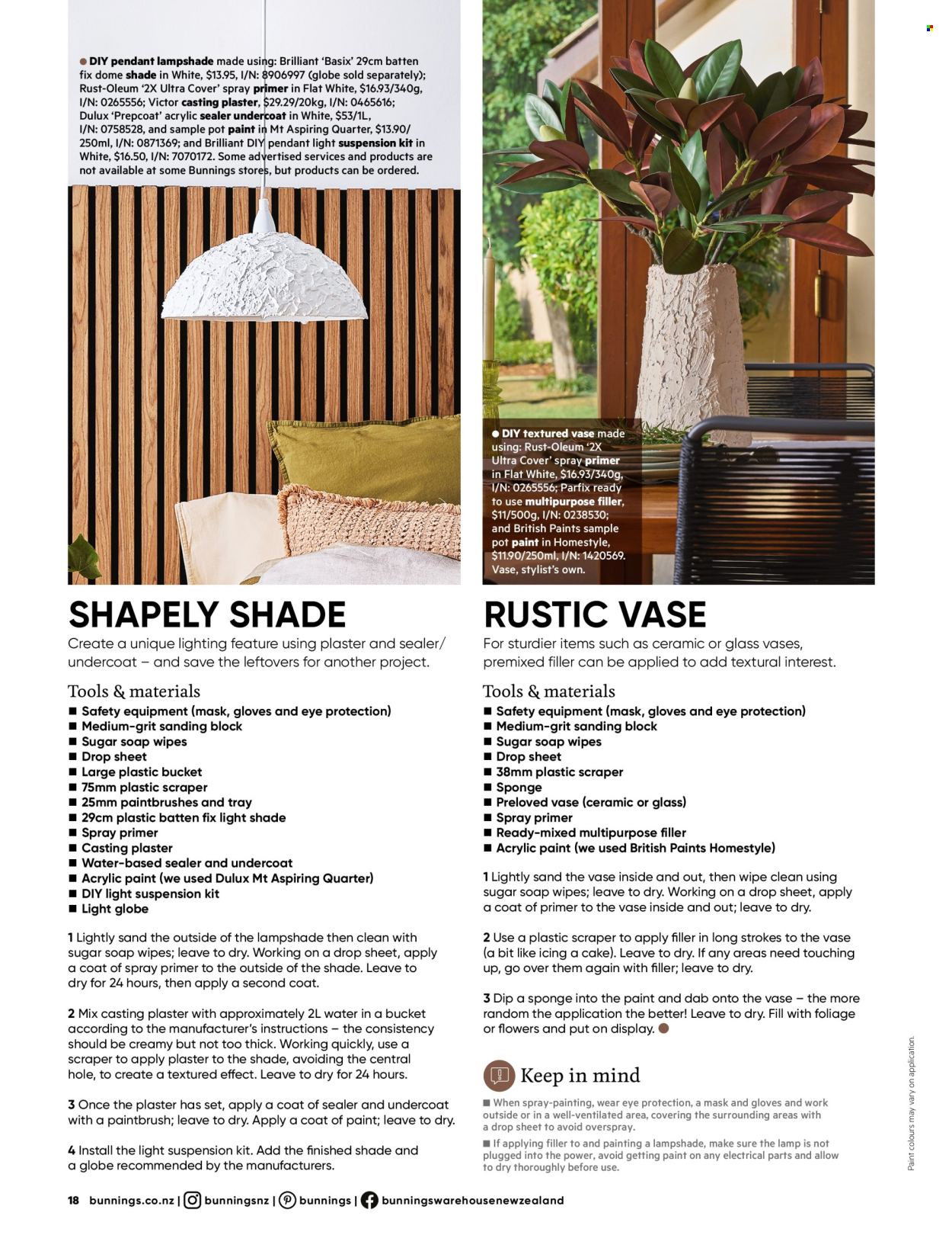 Bunnings Warehouse mailer . Page 18. Page 18
