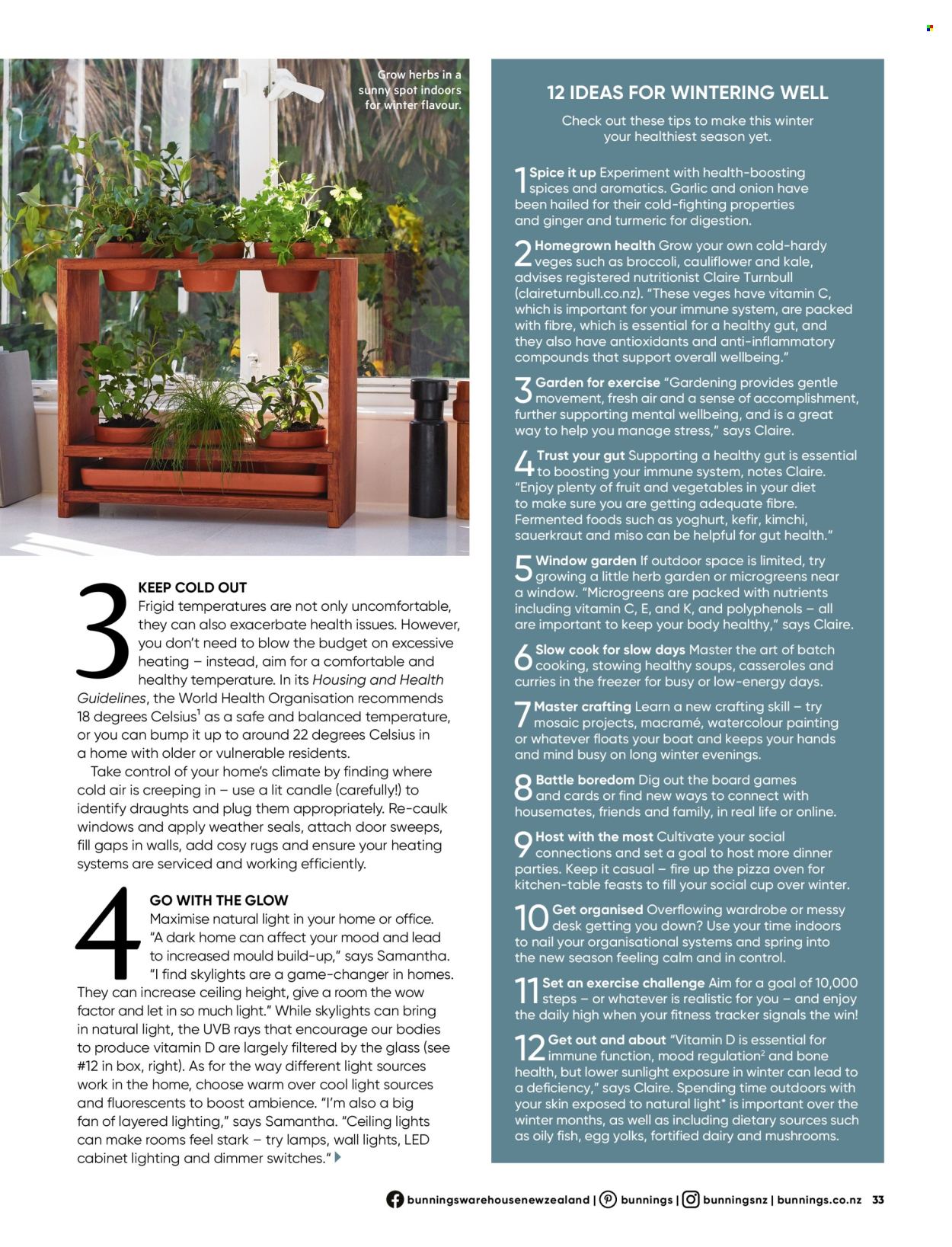 Bunnings Warehouse mailer . Page 33. Page 33