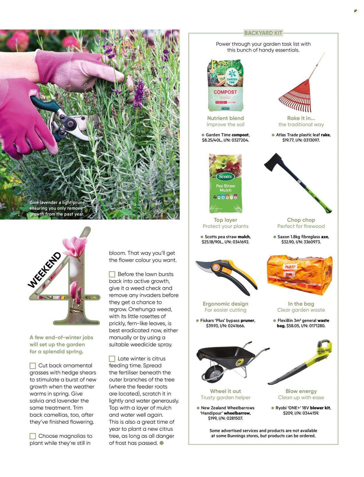 Bunnings Warehouse mailer . Page 47. Page 47