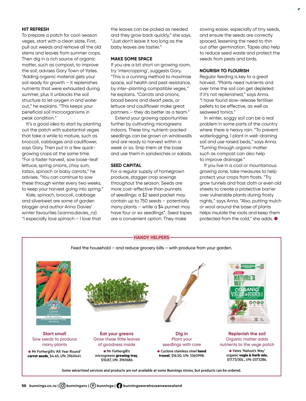 Bunnings Warehouse mailer . Page 50. Page 50