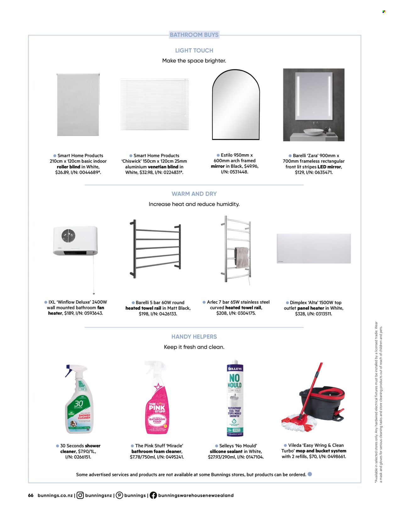 Bunnings Warehouse mailer . Page 66. Page 66